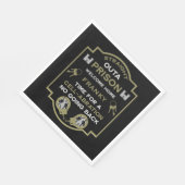 刑務所から帰宅する スタンダードランチョンナプキン (角)