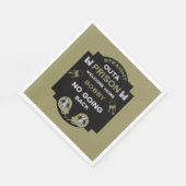 刑務所から帰宅する スタンダードランチョンナプキン (角)