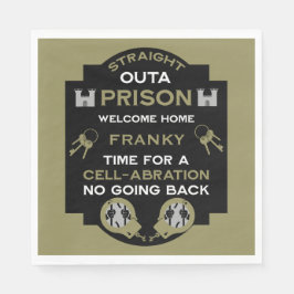 刑務所から帰宅する スタンダードランチョンナプキン