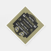 刑務所から帰宅する スタンダードランチョンナプキン (角)