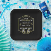 刑務所から帰宅する ペーパープレート (パーティー)