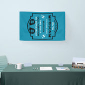 刑務所から帰宅する 横断幕 (トレードショー)