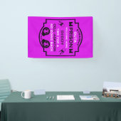 刑務所から帰宅する 横断幕 (トレードショー)