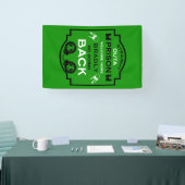 刑務所から帰宅する 横断幕 (トレードショー)