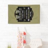 刑務所から帰宅する 横断幕 (インサイチュ)