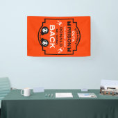 刑務所から帰宅する 横断幕 (トレードショー)