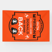 刑務所から帰宅する 横断幕 (横)