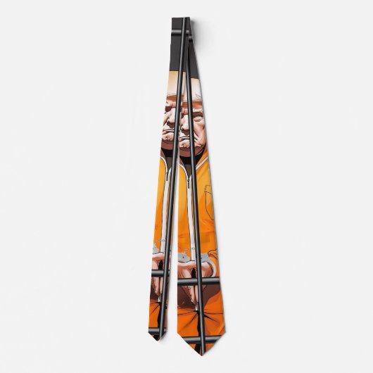 刑務所でトランプをする ネクタイ (裏面)