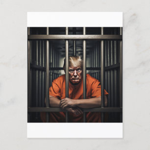 刑務所でトランプ ポストカード