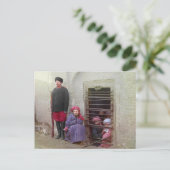 刑務所と受刑者 – ヴィンテージ1912カラーフォトポスト ポストカード (スタンド正面)