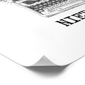 刑務所と避難所哲学引用文byニーチェ ポスター (角)