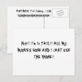 刑務所に入っている ポストカード (正面/裏面)