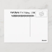 刑務所に入っている ポストカード (裏面)