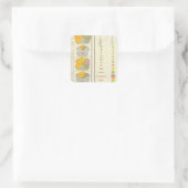 刑務所に収容されている者の州 スクエアシール (バッグ)