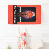 刑務所に素晴らしい-アンチ切札の旗を再度して下さい 横断幕 (インサイチュ)