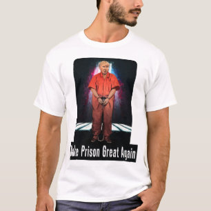 刑務所に素晴らしい-アンチ切札のTシャツを再度して下さい Tシャツ