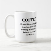 刑務所に行くなマグ コーヒーマグカップ (左)