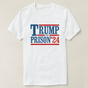 刑務所のためにトランプ'24 Tシャツ