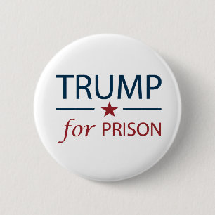 刑務所のためのトランプアンチトランプ政治的スローガンチャント 缶バッジ
