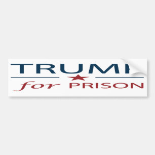 刑務所のためのトランプアンチトランプ政治的スローガン バンパーステッカー