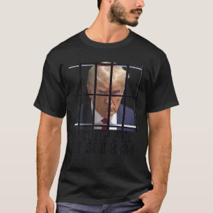 刑務所のためのトランプ2024ムグショット選挙パロディBehi Tシャツ
