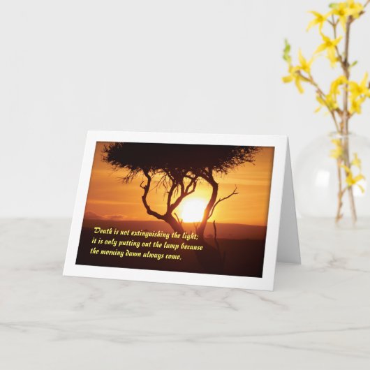 『刑務所のカード』 カード (黄色い花)