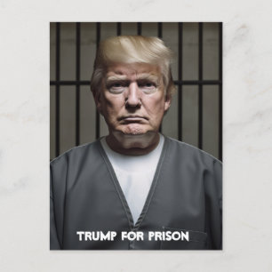 刑務所のトランプのためにトランプ ポストカード