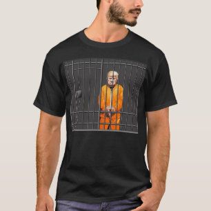 刑務所のトランプの基本的な黒いTシャツ Tシャツ