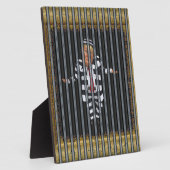 刑務所のトランプ衣服プラーク フォトプラーク (側面)