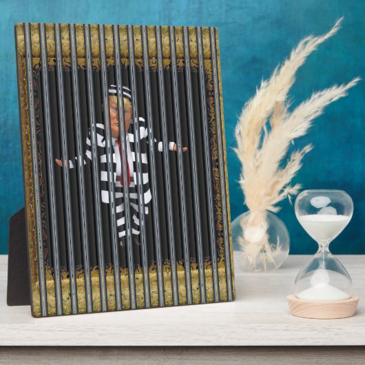 刑務所のトランプ衣服プラーク フォトプラーク (側面)