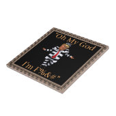 刑務所のトランプ衣服陶磁器タイル タイル (側面)