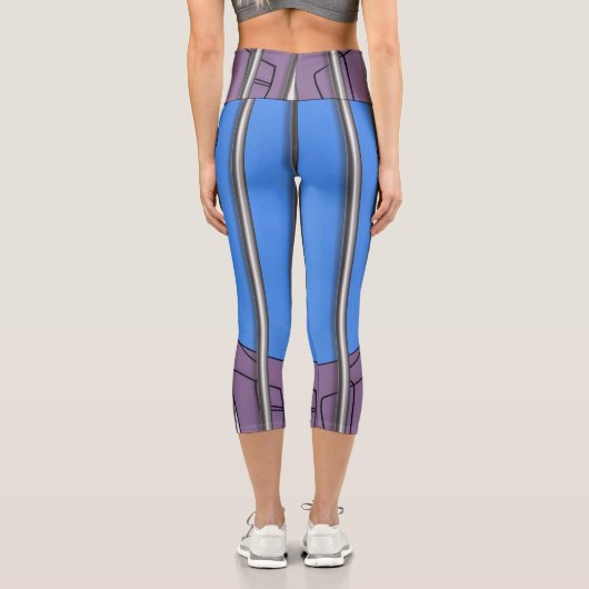 刑務所のトランプ高いウェイストヨガカプリス、XS (0-2) カプリレギンス (裏面)