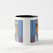 刑務所のトランプ2トーンマグ、11オズ ツートーンマグカップ (中央)