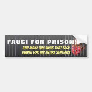 刑務所のフォイ – Anthony Fauciアンチ バンパーステッカー