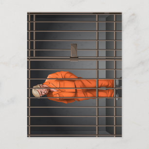 刑務所のポストカードでトランプ ポストカード