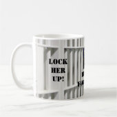 刑務所のマグのためのヒラリー コーヒーマグカップ (左)