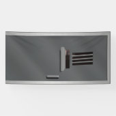 刑務所の亡命者の扉を覗く被収容者ハロウィーン 横断幕 (横)