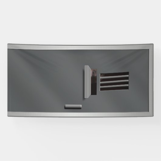 刑務所の亡命者の扉を覗く被収容者ハロウィーン 横断幕 (横)