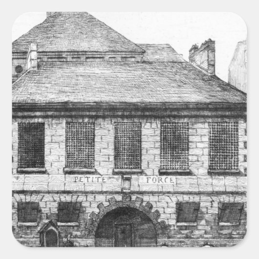 刑務所の入り口「ラ・プティ・フォース」 スクエアシール (正面)