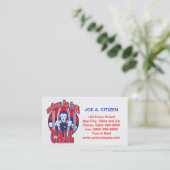 刑務所の名刺を破裂させる保釈結束 名刺 (スタンド正面)