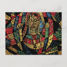 刑務所の囚人の抽象アートのポストカード ポストカード