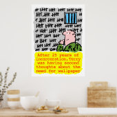 刑務所の囚人は壁紙を必要としない ポスター (キッチン)