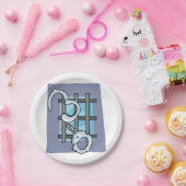 刑務所の手錠 ペーパープレート (パーティー)