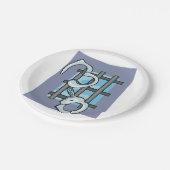 刑務所の手錠 ペーパープレート (アングル)