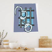 刑務所の手錠 ポスター (キッチン)