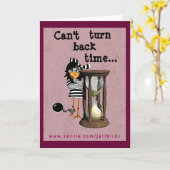 刑務所の挨拶状: メスのjailbird カード (黄色い花)