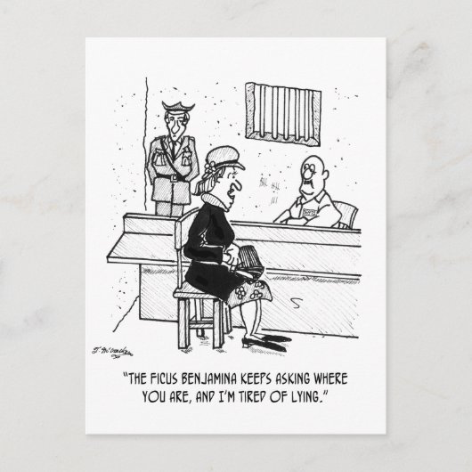 刑務所の漫画9493 ポストカード (正面)