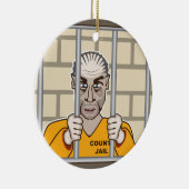 刑務所の犯罪者 セラミックオーナメント (右)