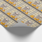 刑務所の犯罪者 ラッピングペーパー (角)