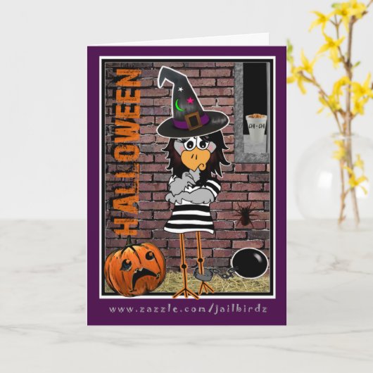 刑務所の監獄 カード (黄色い花)